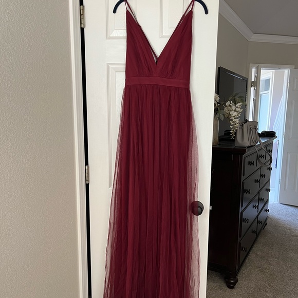 Maroon Dress Lulus Long Sleeve Burgundy Dress Lulus NWOT Lulus Love You So  Burgundy